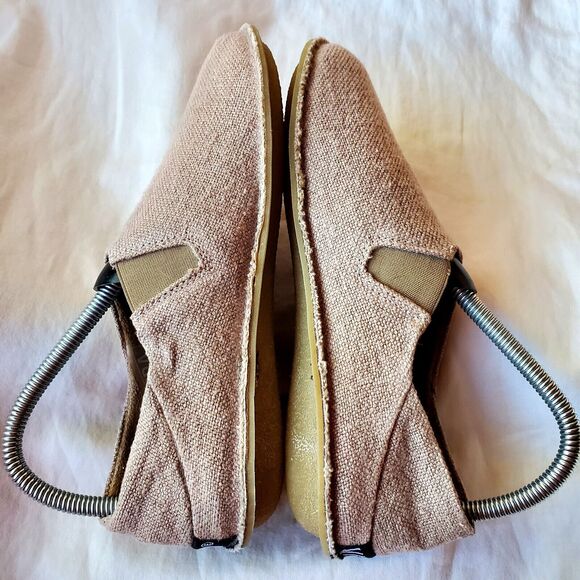 Vibae Viba Zuma Linen Wild Rose Womens Comfort Casual Slip On Shoes Size 38/US 8 - Picture 5 of 11